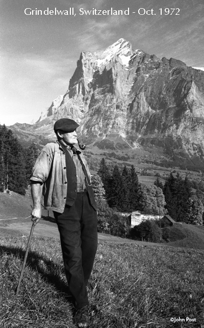 1972 October First Photo Of Trip Switzerland Grindlewald (c)johnpost