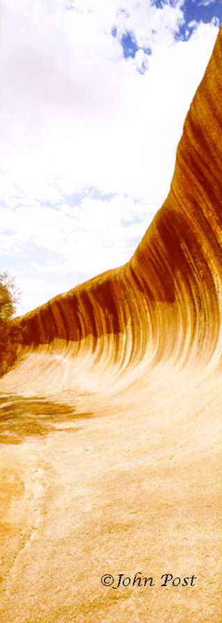 View along wave Rock