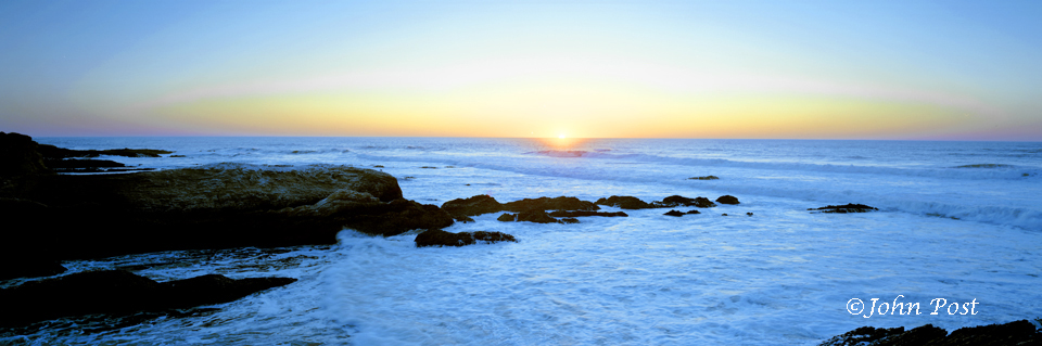 Coastal Seascape Sunset