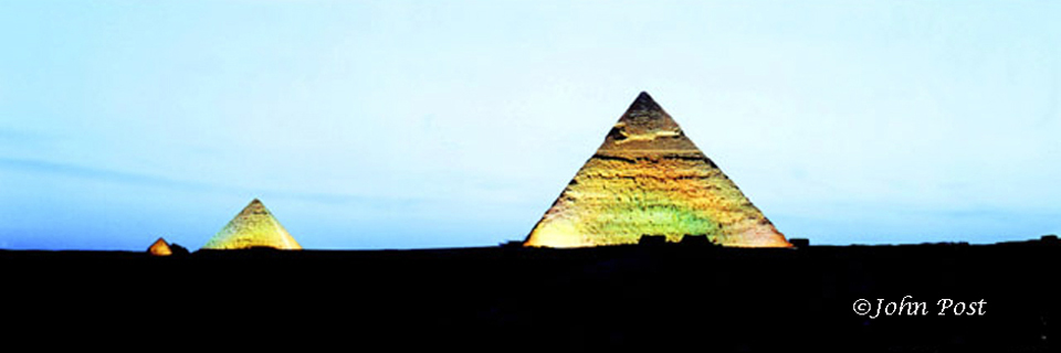 Lights, Giza Pyramids