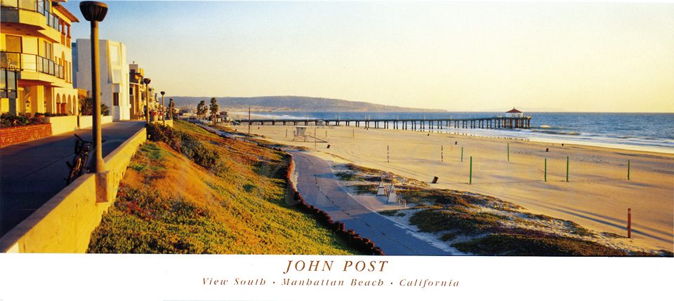View South, Manhattan Beach - Poster 16x36